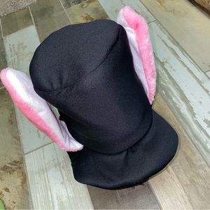 Alice in Wonderland Rabbit Top Hat Adult Playboy Bunny Ears Halloween Costume